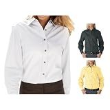 Bill Blass Premium - Ladies' Long-Sleeve Sanded Gabardine Shirt (1922) at Bill Blass
