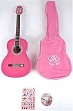 SX GRC1K CPK Gypsy Rose Pink Acoustic Guitar Package