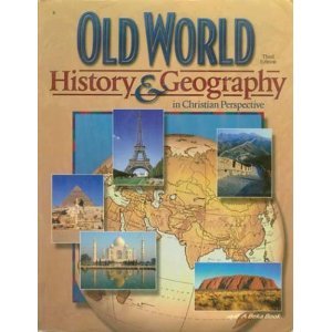 Textbook - OLD WORLD HISTORY/GEOGRAPHY - TEST KEY ( ABEKA 61395)