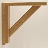 Corbel for Countertops and Shelves - Oak Straight Model 10 - Unfinished