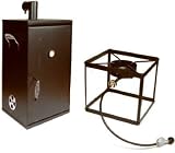 King Kooker 2206 30-Inch Smoker Cabinet with Heavy Duty Versatile 16 3/4-Inch Bolt Together Outdoor Cooker