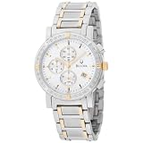 Bulova Mens 98E00 Diamond Accented Stainless Steel Chronograph Watch by Bulova
