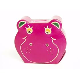 Tirelire cuir Hippo