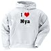 I Love/Heart Mya Youth Hooded Sweatshirt (for Kids) Various Colors Available
