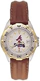 Atlanta Braves MLB All Star Watch with Leather Band - Women's