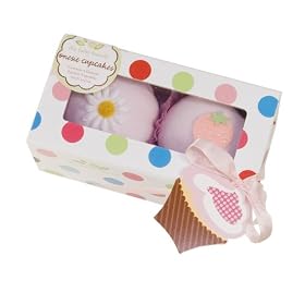 The Baby Bunch Cupcakes Box of Two - Pink, 0-6 Months