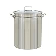 Bayou Classic 1082 82-Quart Stainless Steel Stockpot with Lid