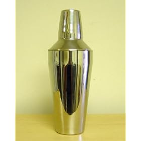 Silver Cocktail Shaker Martini 10 by Wild Orchid
