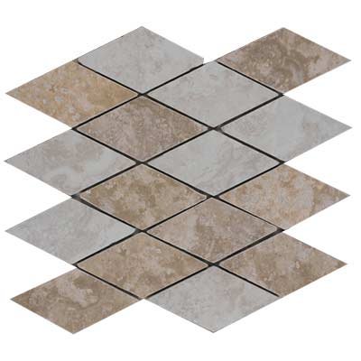 Tesoro Old Stone Mosaic Mix Romboid Mix Ceramic Tile & Stone