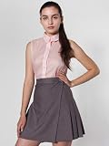 American Apparel Poly-Viscose Pleated Schoolgirl Skirt