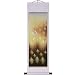 Hand-Painted 50" Oriental Wall Art Scroll - Autumn Season Cranes With White Border