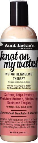 Aunt Jackie's Knot On My Watch Instant Detangling Therapy 12 oz. (Pack of 2) by Aunt Jackie by Aunt Jackie