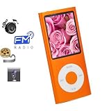 8gb Slim 1.8 LCD Mp3/Mp4 Music Video FM Radio Media Player ORANGE