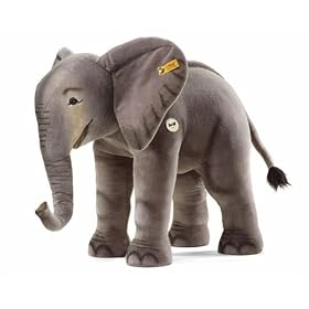 Steiff Germany Extra Large 32 Tall Elephant Plush Toy (special order) by Steiff