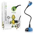 Hue Animation Studio for Windows PCs (Blue): complete stop motion animation kit with camera