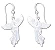 Angel Solid Sterling Silver Earrings