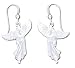 Angel Solid Sterling Silver Earrings