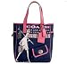 Coach Bonnie Girly Canvas Bag Tote 13530 Navy Pink