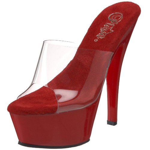 Pleaser Women's KISS-201/C/R Platform Sandal