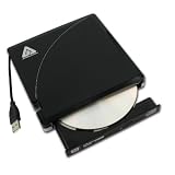 Apricorn EZ Writer II Portable DVD Burner with Integrated USB Cable EZ-WTR2-DVD (Black) by Apricorn