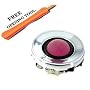 EggPlant Purple Blackberry Trackball / Joystick / Navigate / Pearl / Ring Repair Replacement Fix Fixing for Rim Blackberry Pearl 8100 8130 Curve 8300 8310 8320 8800 8820 8830 plus easy open opening tool and microfiber cleaning cloth