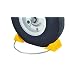 Tigerchocks AC201 Urethane Lightweight Commercial Aviation Wheel Chock, Yellow, 5.5" Length, 4.5" Width, 2.75" Height