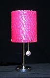 Acrylic Hot Pink Color Crushed Glass Lamp/ 5871-1P