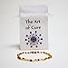The Art of Cure Baltic Amber Teething Necklace - FTIR Lab Tested Authentic Amber (Multi Color Beans)