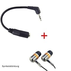 Stereo Headset für iPhone 3G Black Edition + 3,5mm Klinkenstecker Audio Adapter