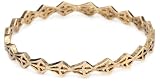 Low Luv by Erin Wasson 14 Kt Yellow Gold Plated Spear Head Bangle Bracelet
