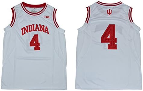 WEENKS Men's Victor Oladipo Indiana Hoosiers 4 College Basketball Jersey M White