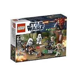 LEGO STAR WARS ENDOR REBEL TROOPER AND IMPERIAL TROOPER