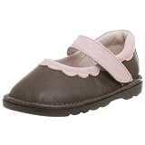Jumping Jacks Basically Barefoot Infant/Toddler Mary Mary Jane,Chocolate/Pink,6 M US Toddler