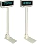 Logic Controls LD9590-PT-BG Pole Display 9.5mm 2x20 Parallel Pass-Thru - Beige LD9590PTBG
