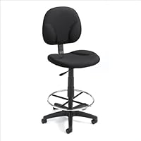 Blue Euro Style Nylon Base Office Drafting Stool