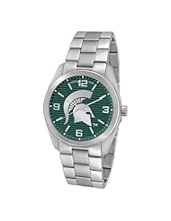 Game Time Unisex COL-ELI-MSU Elite Michigan State University 3-Hand Analog Watch