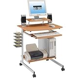 Compact Computer Desk Cart