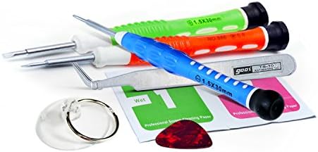 Premium Tool Kit for any Repair - 11 pcs for iPhone 3GS - 4 - 4S - 5 - 5C - 5S - 6 - 6 Plus - 6s - 6s Plus all Models and iPad tool kit Repair Replacement