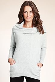 Autograph Pure Cashmere Cowl Neck Ribbed Jumper