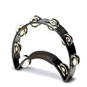 Rhythm Tech Tambourine (Black with Nickel Jingles)
