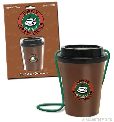 Fresh Brewed Cup of Coffee Scent Air Freshener