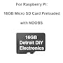 Preloaded Micro Sd Card for all Raspberry Pi Models (16GB Micro with Adapter, "NOOBS")