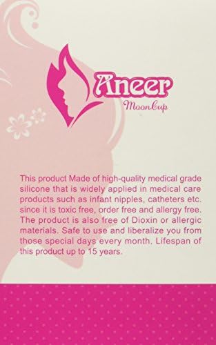 Femma's Menstrual Cup Alternative Protection to Cloth Pads Post-Childbirth Clear