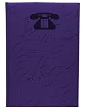 Pierre Belvedere Numbers Large Address Book, Padded Cover, Violet Blue (471490)