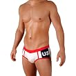 Mens Olympic Flag Sexy Competition Style Bikini Brief Swimsuit by Gary Majdell Sport