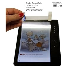 Beste Adh�sion Folie f�r Trekstor 3.0: 1 Displayfolie f�r Trekstor 3.0 (Hugendubel Weltbild Jonkers) & Trekstor 7 (M) E-Book Reader - Schutz f�r Anzeige, sensitiv & entspiegelt f�r Touch Anwendungen f�r Touchscreen Display (15,1 x 8,4 - 7")