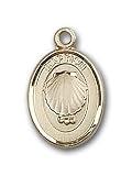 14kt Gold Baptism Medal