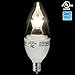 TORCHSTAR Dimmable E12 LED Candelabra Bulb, Pack of 6
