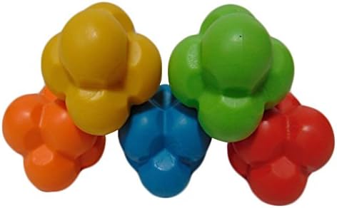 BEACHBORN Pro Reaction Ball - Agility Trainer - Baseball Size (Red)