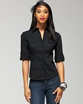 Striped Button Down Shirt